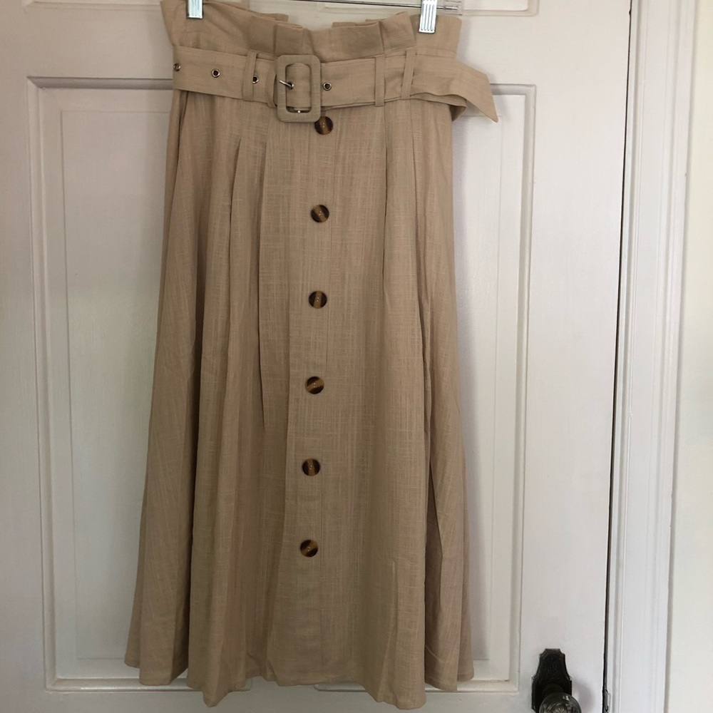 Forever 21 Linien Midi Skirt